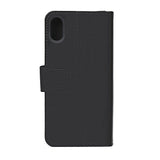 iPhone Xs Max Etui Udfoldelig Kortlomme Sort