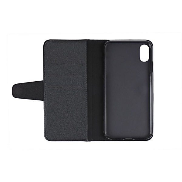iPhone Xs Max Etui Udfoldelig Kortlomme Sort