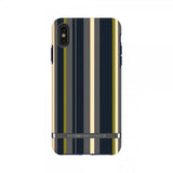 Richmond & Finch iPhone Xs Max Cover Navy Stripes