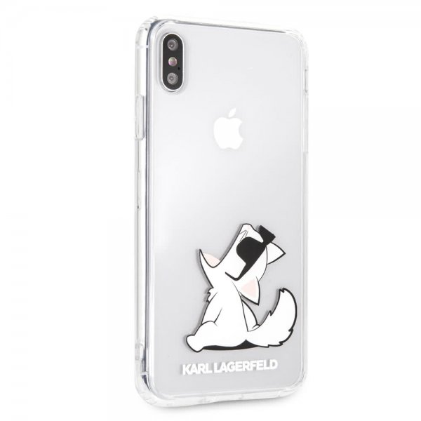 Karl Lagerfeld iPhone Xs Max Cover Fun Choupette Transparent