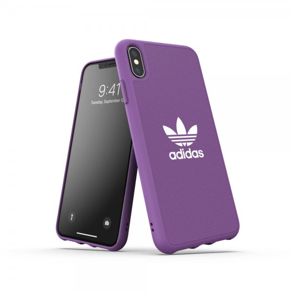 Adidas iPhone Xs Max Cover OR Moulded Case SS19 CANVAS Lilla