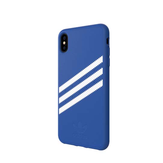 Adidas iPhone Xs Max Cover OR Moulded Case Suede FW18 Blå