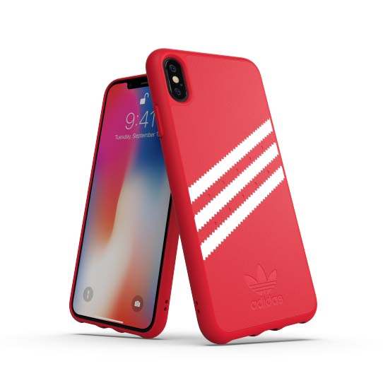 Adidas iPhone Xs Max Skal OR Moulded Case Suede FW18 Rød