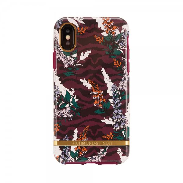 Richmond & Finch iPhone Xs Max Cover Floral Zebra