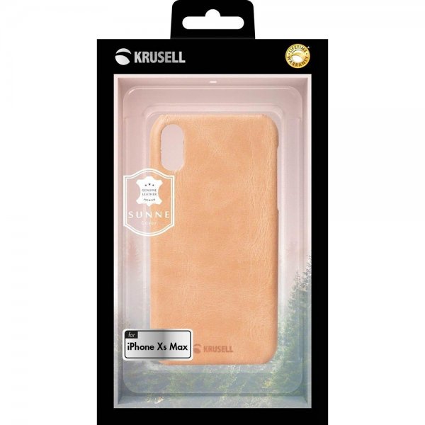 Krusell iPhone Xs Max Cover Sunne Cover Nude
