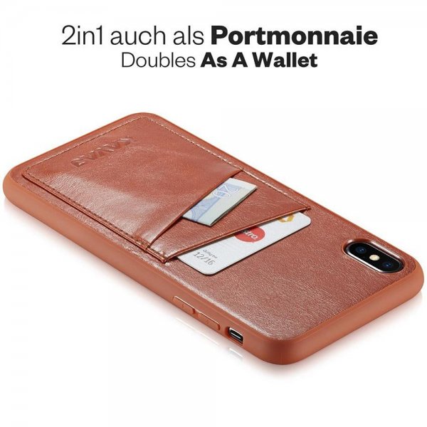 Kavaj iPhone Xs Max Cover Tokyo Brun
