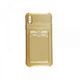 iPhone Xs Max Cover Kortholder Stødsikker Guld