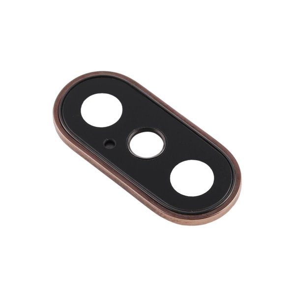 iPhone XS/XS Max Kameralinse med ramme - Guld