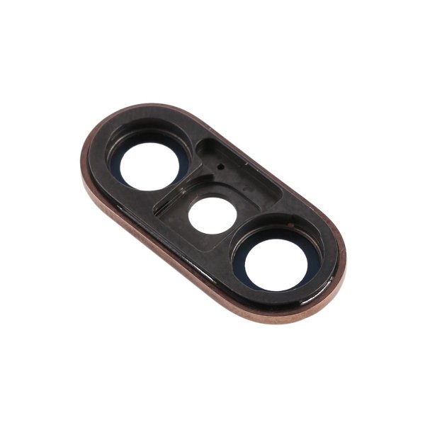 iPhone XS/XS Max Kameralinse med ramme - Guld