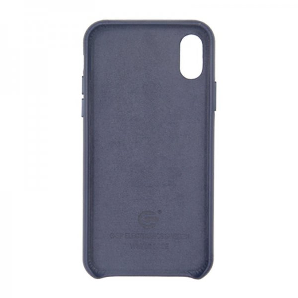 iPhone X/iPhone Xs Cover Læder Blå