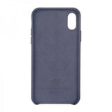 iPhone X/iPhone Xs Cover Læder Blå