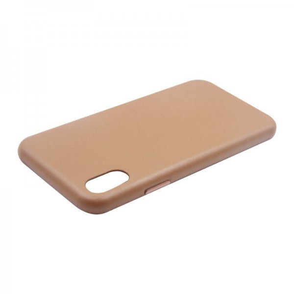 iPhone X/iPhone Xs Lædercover Brun