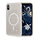 Rvelon iPhone X/iPhone Xs Cover Glitter MagSafe Transparent