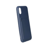 iPhone X/iPhone Xs Cover Kortholder Blå