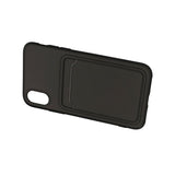 iPhone X/iPhone Xs Cover Kortholder Sort