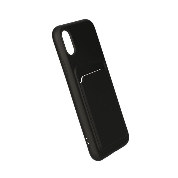 iPhone X/iPhone Xs Cover Kortholder Sort