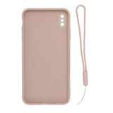 iPhone X/iPhone Xs Cover Silikone med Ringholder Rosa
