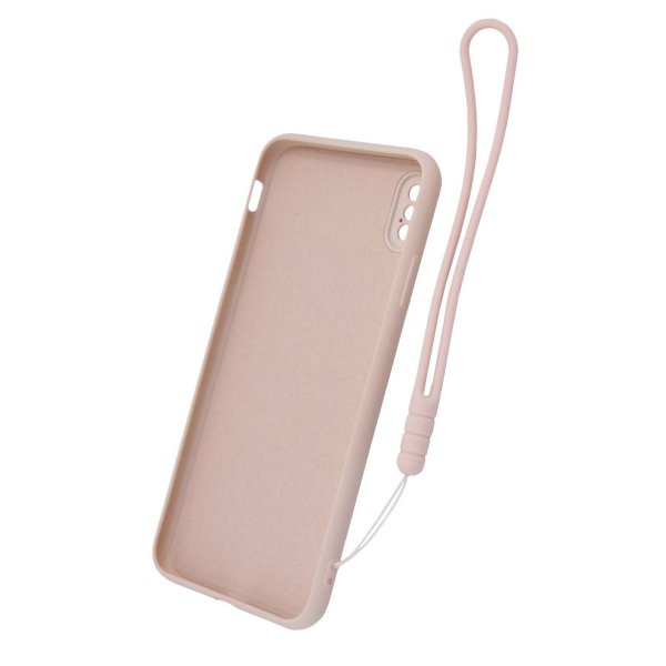 iPhone X/iPhone Xs Cover Silikone med Ringholder Rosa