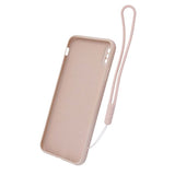 iPhone X/iPhone Xs Cover Silikone med Ringholder Rosa