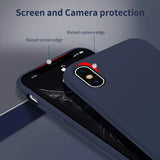Rvelon iPhone X/iPhone Xs Cover Silikone Blå