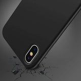 Rvelon iPhone X/iPhone Xs Cover Silikone Sort