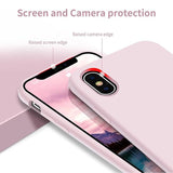 Rvelon iPhone X/iPhone Xs Cover Silikone Sandrosa