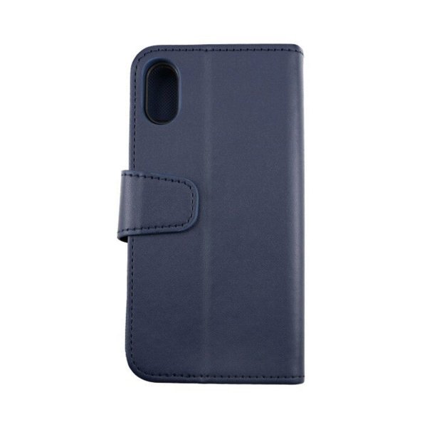 Rvelon iPhone X/iPhone Xs Cover Udklappeligt Kortrum Blå