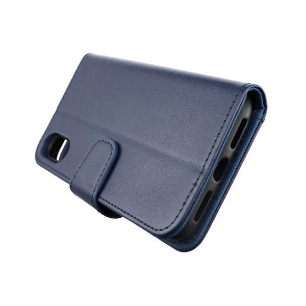 Rvelon iPhone X/iPhone Xs Cover Udklappeligt Kortrum Blå