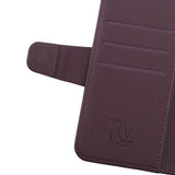 Rvelon iPhone X/iPhone Xs Cover Udklappeligt Kortrum Lilla