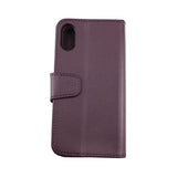 Rvelon iPhone X/iPhone Xs Cover Udklappeligt Kortrum Lilla