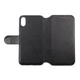 Rvelon iPhone X/iPhone Xs Cover Med Udklappeligt Kortrum Sort