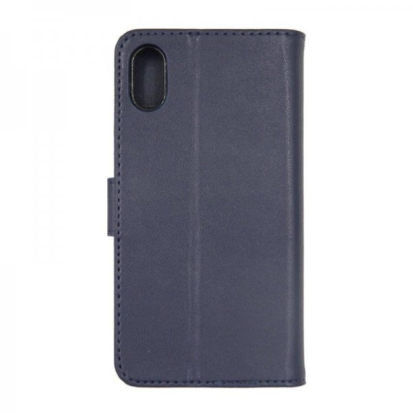 iPhone X/iPhone Xs Cover med Stativ Blå
