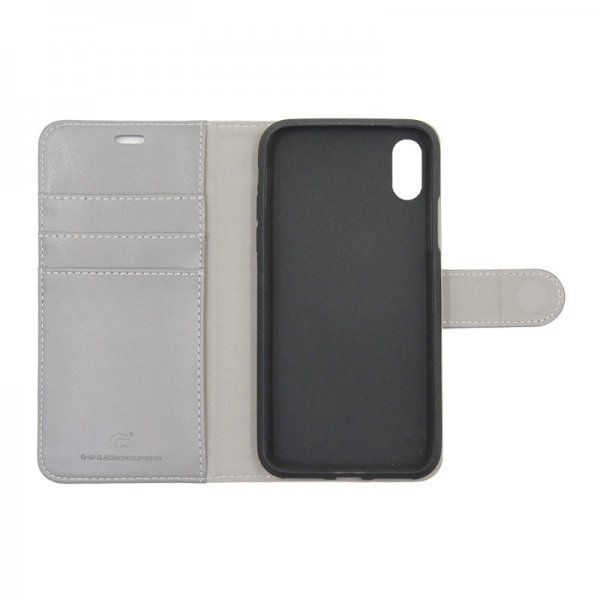 iPhone X/iPhone Xs Cover med Stander Grå