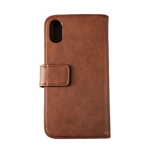 Rvelon iPhone X/iPhone Xs Cover Ægte Læder Brun