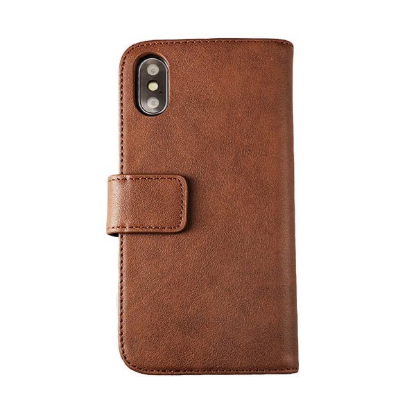 Rvelon iPhone X/iPhone Xs Cover Ægte Læder Brun