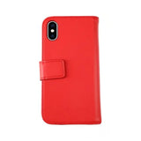 Rvelon iPhone X/iPhone Xs Cover Ægte Læder Rød