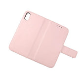 Rvelon iPhone X/iPhone Xs Cover Ægte Læder Rosa