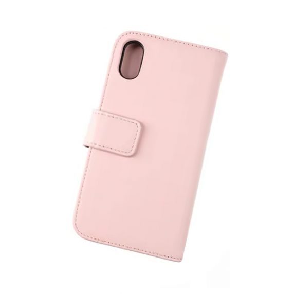Rvelon iPhone X/iPhone Xs Cover Ægte Læder Rosa