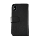 Rvelon iPhone X/iPhone Xs Cover Ægte Læder Sort