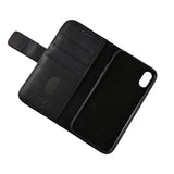 Rvelon iPhone X/iPhone Xs Cover Ægte Læder Sort