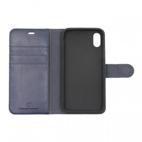 iPhone X/iPhone Xs Etui med Aftageligt Cover Blå