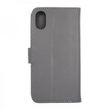 iPhone X/iPhone Xs Etui med Aftageligt Cover Grå
