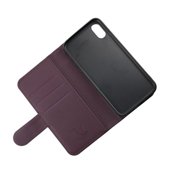 Rvelon iPhone X/iPhone Xs Cover Magnetisk Aftagelig Skal Lilla