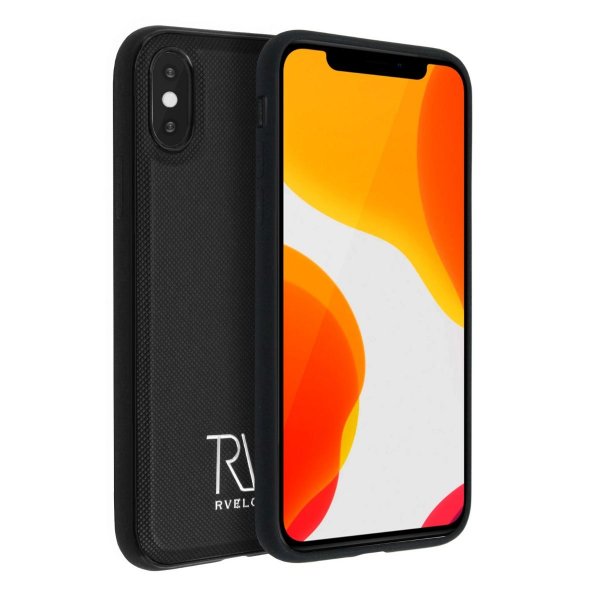 Rvelon iPhone X/iPhone Xs Cover Magnetisk Aftageligt Etui Sort