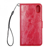 iPhone X/iPhone Xs Etui Magnetisk Aftageligt Cover Rød