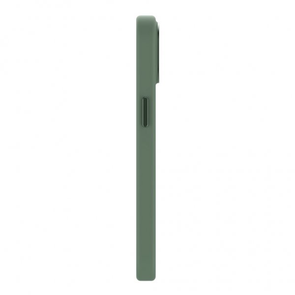 Decoded iPhone 15 Plus Cover Silikone Bagside Sage Leaf Green