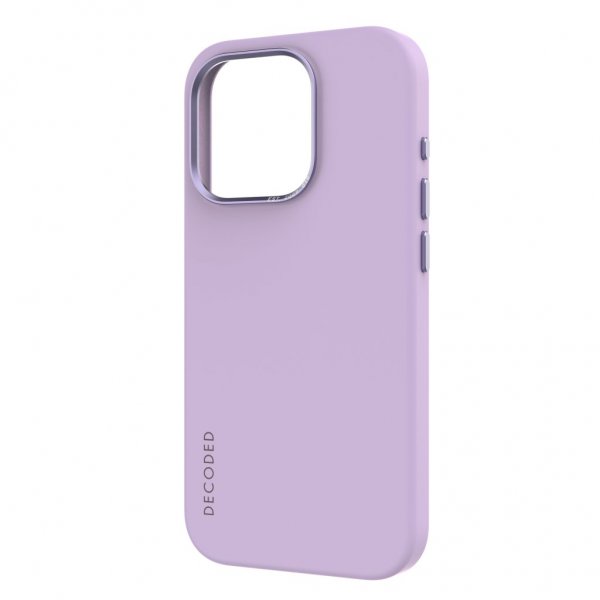 Decoded iPhone 15 Pro Cover Silikone Bagcover Lavender