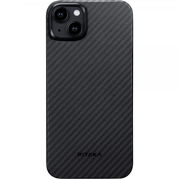 Pitaka iPhone 15 Plus Cover MagEZ Case 4 Sort/Grå Twill