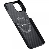 Pitaka iPhone 15 Cover MagEZ Case 4 Sort/Grå Twill