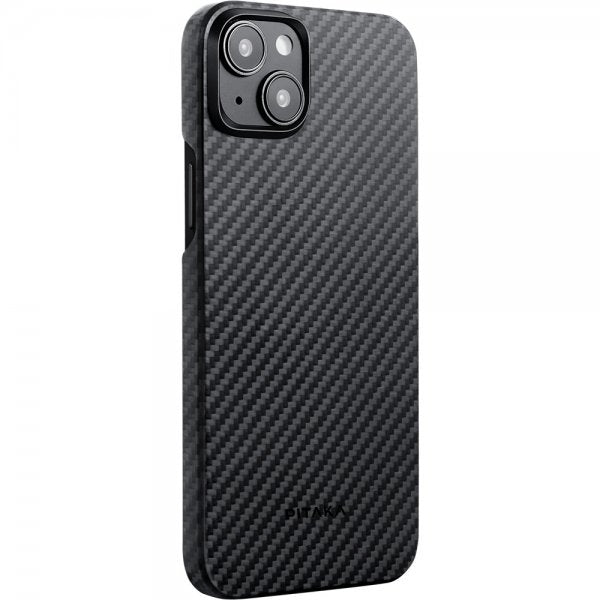 Pitaka iPhone 15 Plus Cover MagEZ Case 4 Sort/Grå Twill